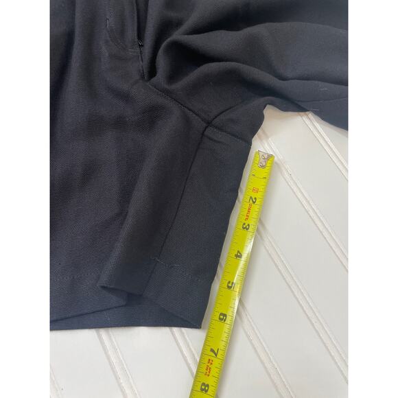 Talbots Beige & Black Flat Front High Waisted Chino Women’s Shorts Plus Size 16 - Picture 10 of 10